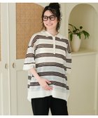 【レプシィム ローリーズファーム/LEPSIM LOWRYS FARM】の【産前・産後対応】マタニティ/シアーボーダーニットポロ ナチュラル08|ID: prp329100004977660 ipo3291000000037306223