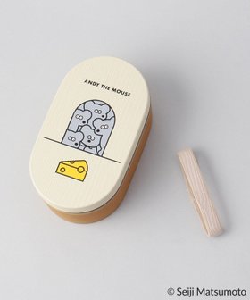 【トゥーワントゥーキッチンストア/212 KITCHEN STORE】の木目小判型弁当箱 IV ANDY THE MOUSE 大人の最旬トレンドファッション＆コーディネート founy(ファウニー) ファッション Fashion レディースファッション Fashion for Women スマート Smart, Elegant |ID:prp329100004977669