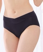 【クロスマルシェ/cross marche / KIDS】のレーヨンベア天竺リボン柄・無地 浅ばきショーツ ブラック|ID: prp329100004977693 ipo3291000000037306316
