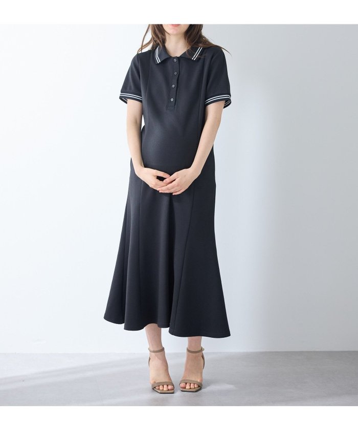 【クロスマルシェ/cross marche / KIDS】のマーメイド ポロワンピース/マタニティワンピース(マタニティ/授乳服)授乳口付き 授乳楽々 妊婦服 産前・産後対応 インテリア・キッズ・メンズ・レディースファッション・服の通販 founy(ファウニー) https://founy.com/ ファッション Fashion キッズファッション Fashion for Kids ワンピース Dresses フロント Front, Front Design ポケット Pocket, Pocket Detail マーメイド Mermaid, Fishtail Silhouette |ID: prp329100004977696 ipo3291000000037306337