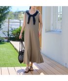 【クロスマルシェ/cross marche / KIDS】のランダムテレコ ノースリーブワンピース(マタニティ/授乳服)授乳口付き 授乳楽々 妊婦服 産前・産後対応 ライトグリーン|ID: prp329100004977699 ipo3291000000037306352