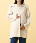 【レプシィム ローリーズファーム/LEPSIM LOWRYS FARM】の【産前・産後対応】マタニティ/襟付きZIPチュニックカーディガン ナチュラル08|ID: prp329100004977705 ipo3291000000037306374