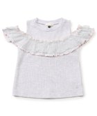【エフオー オンラインストア/F.O.Online Store / KIDS】のWEB限定 2way肩あきチュール配色トップス アイボリー|ID: prp329100004977749 ipo3291000000037306572