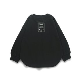 【ブランシェス/branshes / KIDS】のBIGシルエット長袖Tシャツ 大人の最旬トレンドファッション＆コーディネート founy(ファウニー) ファッション Fashion キッズファッション Fashion for Kids シンプル Simple, Minimal スリット Slit, Slit Detail プリント Print, Printed Pattern ラウンド Round, Round Neck 吸水 Absorbent, Quick-Dry 定番 Standard, Basic Item 長袖 Long Sleeve, Full Sleeve |ID:prp329100004977778