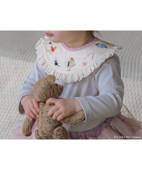 【パンパンテュテュ/panpantutu / KIDS】の【くらはしれい】yummyビブ 大人の最旬トレンドファッション＆コーディネート founy(ファウニー) ファッション Fashion キッズファッション Fashion for Kids イラスト Illustration ファブリック Fabric, Textile ワンポイント One Point, Statement Accent 猫 Cat, Kitty 雑誌 Magazine, Fashion Magazine |ID:prp329100004977800