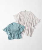 【アーバンリサーチ ドアーズ/URBAN RESEARCH DOORS / KIDS】の『親子リンク』コットンボイルピンタックブラウス(KIDS) ブルー|ID: prp329100004977810 ipo3291000000037306874