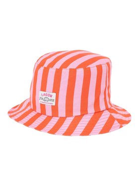 【サマンサモスモス/Samansa Mos2 / KIDS】のストライプバケットハット 大人の最旬トレンドファッション＆コーディネート founy(ファウニー) ファッション Fashion キッズファッション Fashion for Kids アウトドア Outdoor Clothing ストライプ Stripe, Striped Pattern フロント Front, Front Design |ID:prp329100004977815