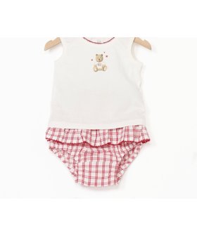 【ギャップ/GAP / KIDS】のG K2W SL TANK WVN SKORT SET 大人の最旬トレンドファッション＆コーディネート founy(ファウニー) ファッション Fashion キッズファッション Fashion for Kids チェック Check, Plaid, Tartan ノースリーブ Sleeveless, No-Sleeve フロント Front, Front Design |ID:prp329100004977845