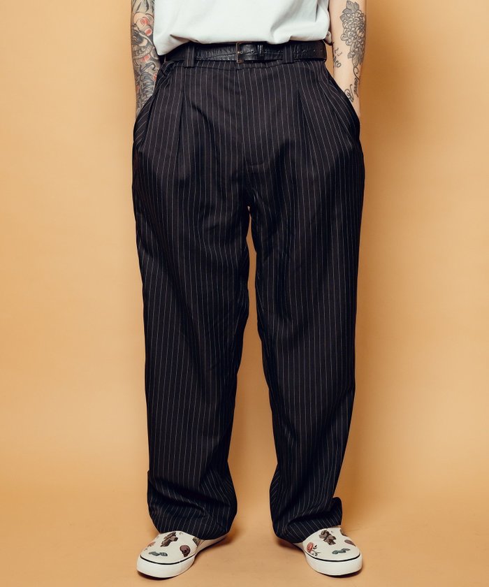 【サブサエティ/Subciety / MEN】のEssential Variety slacks インテリア・キッズ・メンズ・レディースファッション・服の通販 founy(ファウニー) https://founy.com/ ファッション Fashion メンズファッション Fashion for Men ストライプ Stripe, Striped Pattern スラックス Slacks, Dress Pants チェック Check, Plaid, Tartan 定番 Standard, Basic Item バンダナ Bandana, Head Scarf フラップ Flap, Flap Pocket フランス France, French フロント Front, Front Design ペイズリー Paisley, Ethnic Pattern ポケット Pocket, Pocket Detail メンズ Men's, Menswear レオパード Leopard, Animal Print ワイド Wide, Wide Fit 再入荷 Restock / Back in Stock |ID: prp329100004978115 ipo3291000000037350109