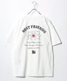 【マルカワ/MARUKAWA】のTom and Jerry トムとジェリー Tシャツ メンズ キャラクターイラスト フロント バックプリント 半袖ティーシャツ レディース ユニセックス アイボリー|ID: prp329100004978121 ipo3291000000037370217