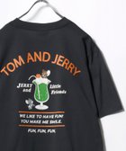 【マルカワ/MARUKAWA】のTom and Jerry トムとジェリー Tシャツ メンズ キャラクターイラスト フロント バックプリント 半袖ティーシャツ レディース ユニセックス ブラック系その他|ID: prp329100004978121 ipo3291000000037370220