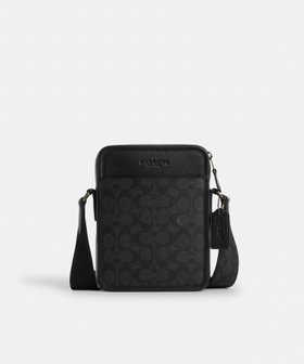 【コーチ/COACH / MEN】の【公式】サリバン クロスボディ バッグ・シグネチャー キャンバス 大人の最旬トレンドファッション＆コーディネート founy(ファウニー) ファッション Fashion メンズファッション Fashion for Men バッグ Bags キャンバス Canvas, Canvas Fabric シューズ Shoes, Footwear ジップ Zip, Zipper ポケット Pocket, Pocket Detail ラップ Wrap, Wrap Design 財布 Wallet, Purse |ID:prp329100004978127
