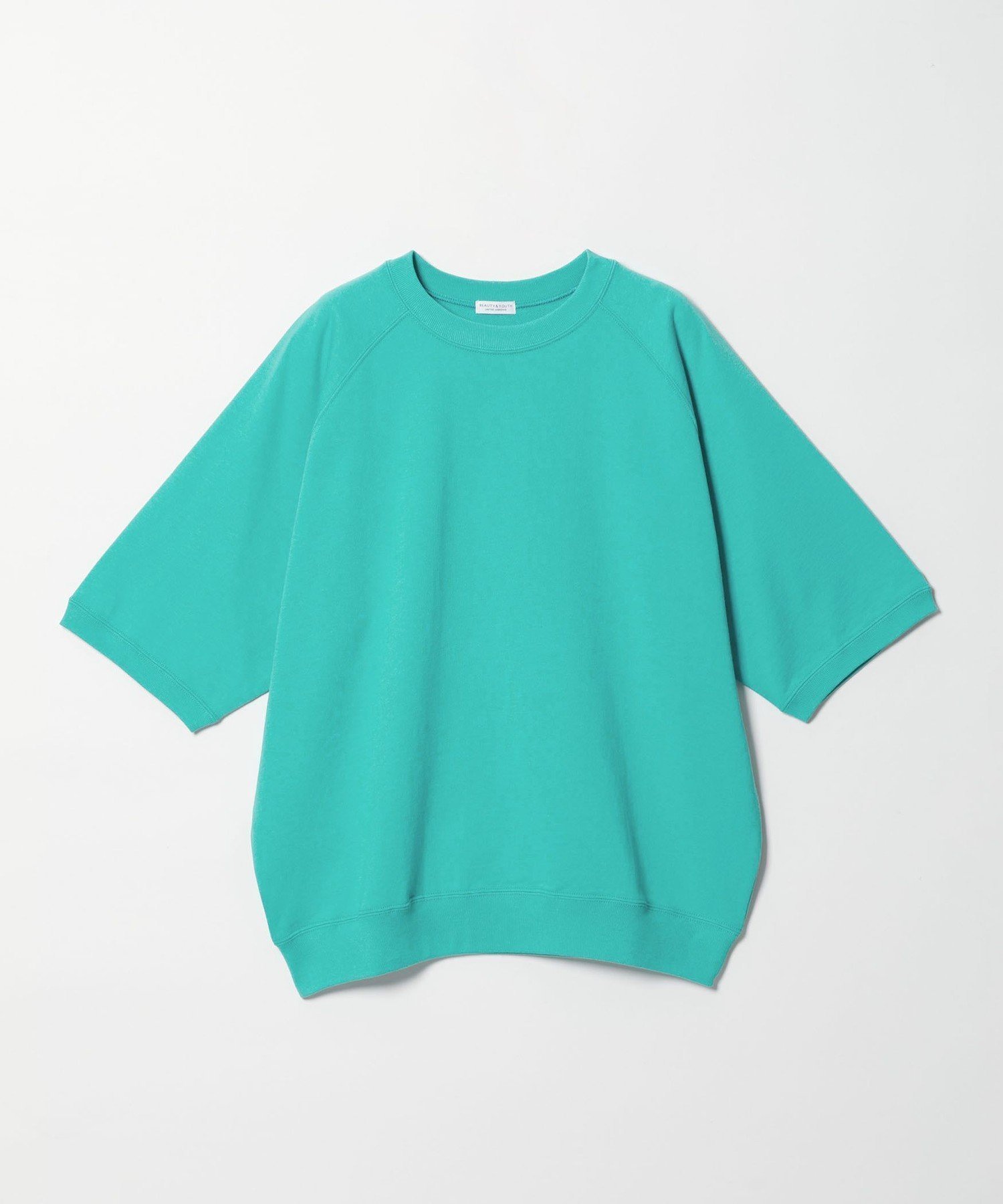 【ビューティ&ユース ユナイテッドアローズ/BEAUTY&YOUTH / UNITED ARROWS / MEN】の【WEB限定】ラグラン ショートスリーブ スウェット インテリア・キッズ・メンズ・レディースファッション・服の通販 founy(ファウニー) 　ファッション　Fashion　メンズファッション　Fashion for Men　インナー　Innerwear　ショート　Short, Short Length　シンプル　Simple, Minimal　スウェット / スエット　Sweatshirt, Sweatwear　スリーブ　Sleeve, Long Sleeve / Short Sleeve　フィット　Fit, Slim Fit　おすすめ　Recommended / Our Picks　夏　Summer　TURQUOISE|ID: prp329100004978141 ipo3291000000037308101