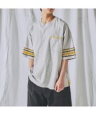 【ニコアンド/niko and / MEN】のクロシェ切り替えTシャツ ライトグレー12|ID: prp329100004978152 ipo3291000000037348446