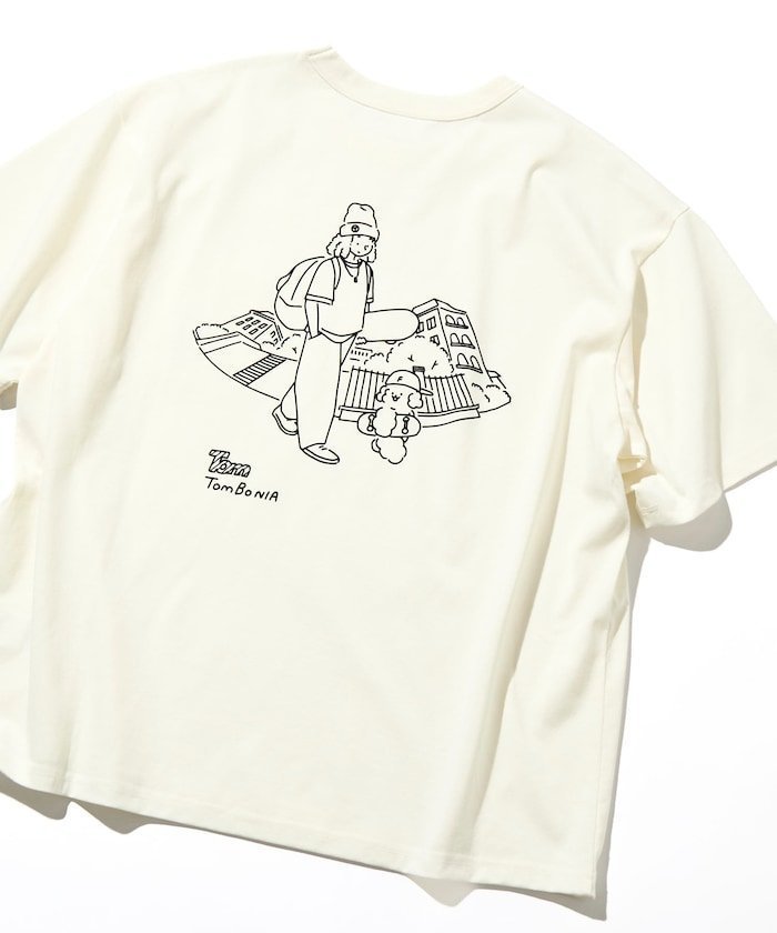 【フリークスストア/FREAK'S STORE】のtombonia/トムボニア バックプリント クルーネック ポケットTシャツ/スケートボーイ インテリア・キッズ・メンズ・レディースファッション・服の通販 founy(ファウニー) 　ファッション　Fashion　レディースファッション　Fashion for Women　トップス・カットソー　Cut & Sew Tops　シャツ・ブラウス・オフィスカジュアル　Elegant Blouses & Button-Ups　ロングTシャツ・Tシャツ　Longline T-Shirts & Tees　バッグ　Bags　2026年　2026　2026春夏・S/S　Spring/Summer 2026 SS26　おすすめ　Recommended / Our Picks　プリント　Print, Printed Pattern　ベーシック　Basic, Essential　ポケット　Pocket, Pocket Detail　人気　Popular, Best Seller　夏　Summer　S/S・春夏　SS, Spring/Summer, Warm Season　ホワイト|ID: prp329100004978156 ipo3291000000037308183