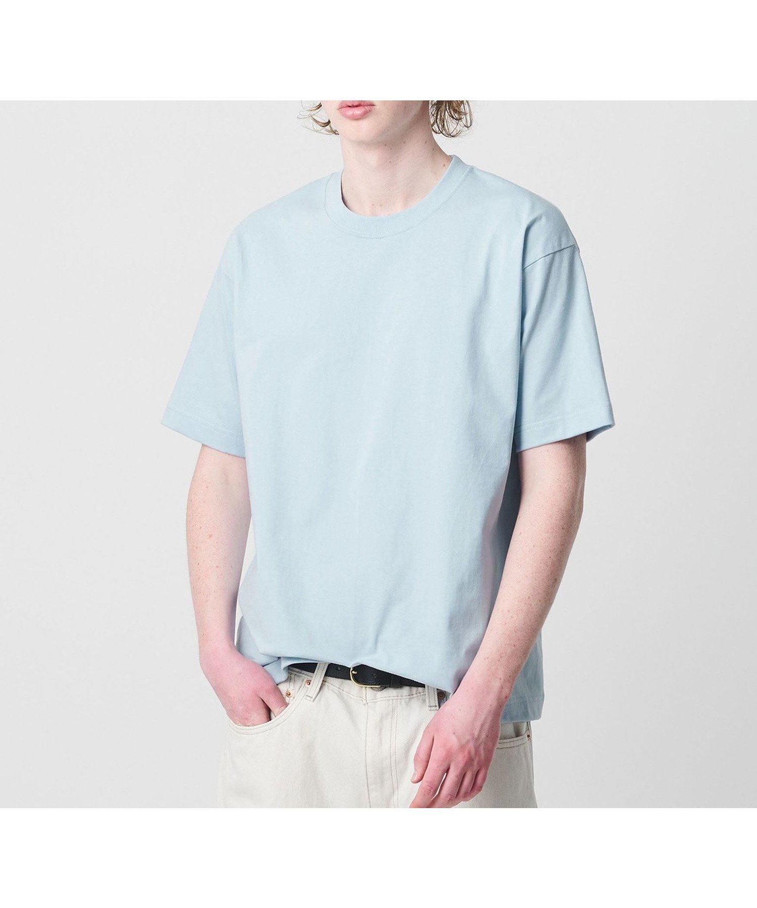 【ビューティ&ユース ユナイテッドアローズ/BEAUTY&YOUTH / UNITED ARROWS / MEN】の【別注】 Hanes ビーフィー Tシャツ インテリア・キッズ・メンズ・レディースファッション・服の通販 founy(ファウニー) 　ファッション　Fashion　メンズファッション　Fashion for Men　ショルダー　Shoulder, Shoulder Strap　シンプル　Simple, Minimal　定番　Standard, Basic Item　人気　Popular, Best Seller　パターン　Pattern, Design Print　フラット　Flat, Flat Shoes　プリント　Print, Printed Pattern　別注　Limited Edition, Custom Order　モダン　Modern, Contemporary　ワイド　Wide, Wide Fit　おすすめ　Recommended / Our Picks　LT.BLUE|ID: prp329100004978160 ipo3291000000037308202