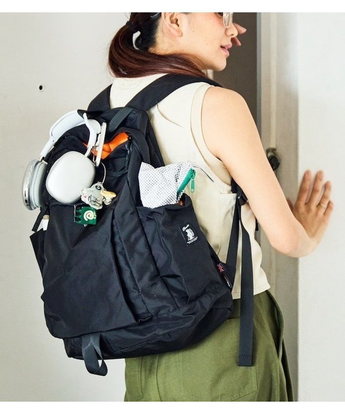 【フリークスストア/FREAK'S STORE】の別注 NOMAD MASTER BACKPACK ノマド マスター バッグパック 25L インテリア・キッズ・メンズ・レディースファッション・服の通販 founy(ファウニー) 　ファッション　Fashion　レディースファッション　Fashion for Women　別注　Limited Edition, Custom Order　ブラック|ID: prp329100004978181 ipo3291000000037308286