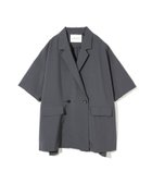 【マーコート/MARcourt】のMIDIUMISOLID for Ladies ライトワイドジャケット 大人の最旬トレンドファッション＆コーディネート founy(ファウニー) ファッション Fashion レディースファッション Fashion for Women アウター Coat / Outerwear Collection レディースジャケット・軽アウター Jackets ジャケット Jacket, Outerwear スリット Slit, Slit Detail セットアップ Set-Up, Coordinated Outfit ダブル Double, Double-Breasted テーラード Tailored, Tailored Fit フロント Front, Front Design ポケット Pocket, Pocket Detail 再入荷 Restock / Back in Stock 夏 Summer 春 Spring S/S・春夏 SS, Spring/Summer, Warm Season 無地 Plain, Solid Color thumbnail チャコールグレー|ID: prp329100004978187 ipo3291000000037308315