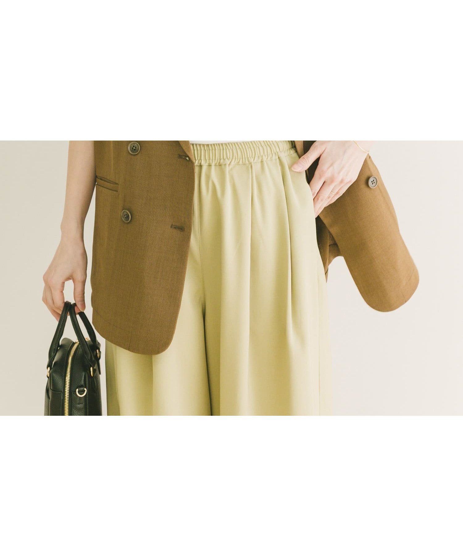 【アイテムズアーバンリサーチ/ITEMS URBAN RESEARCH】のSMOOTH LINEN TOUCH ジレ インテリア・キッズ・メンズ・レディースファッション・服の通販 founy(ファウニー) 　ファッション　Fashion　レディースファッション　Fashion for Women　アウター　Coat / Outerwear Collection　トップス・カットソー　Cut & Sew Tops　ベスト&ジレ / 重ね着スタイル　Vests & Gilets　2026年　2026　2026春夏・S/S　Spring/Summer 2026 SS26　シンプル　Simple, Minimal　夏　Summer　S/S・春夏　SS, Spring/Summer, Warm Season　ブラウン|ID: prp329100004978189 ipo3291000000037308322