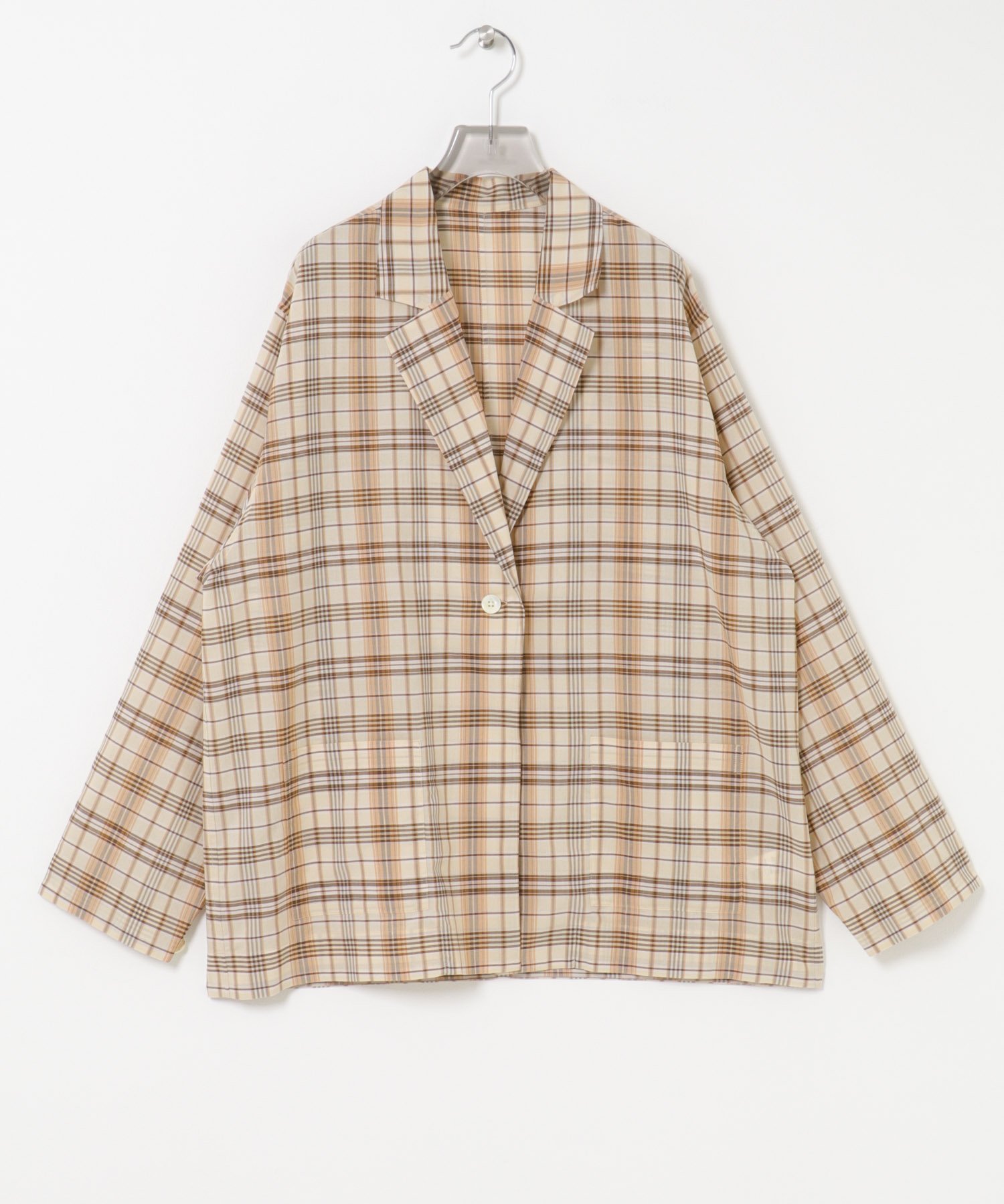 【アーバンリサーチ/URBAN RESEARCH】のシアーチェックジャケット 大人の最旬トレンドファッション＆コーディネート founy(ファウニー) 　ファッション　Fashion　レディースファッション　Fashion for Women　アウター　Coat / Outerwear Collection　レディースジャケット・軽アウター　Jackets　インナー　Innerwear　キャミソール　Camisole, Spaghetti Strap Top　シアー　Sheer, See-Through　タンク　Tank Top, Sleeveless Top　チェック　Check, Plaid, Tartan　デニム　Denim, Jeans Material　リラックス　Relax, Relaxed Fit　S/S・春夏　SS, Spring/Summer, Warm Season　夏　Summer　2026年　2026　2026春夏・S/S　Spring/Summer 2026 SS26　 other-1|ID: prp329100004978194 ipo3291000000037308338
