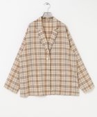 【アーバンリサーチ/URBAN RESEARCH】のシアーチェックジャケット 大人の最旬トレンドファッション＆コーディネート founy(ファウニー) ファッション Fashion レディースファッション Fashion for Women アウター Coat / Outerwear Collection レディースジャケット・軽アウター Jackets インナー Innerwear キャミソール Camisole, Spaghetti Strap Top シアー Sheer, See-Through タンク Tank Top, Sleeveless Top チェック Check, Plaid, Tartan デニム Denim, Jeans Material リラックス Relax, Relaxed Fit S/S・春夏 SS, Spring/Summer, Warm Season 夏 Summer 2026年 2026 2026春夏・S/S Spring/Summer 2026 SS26 thumbnail ベージュ|ID: prp329100004978194 ipo3291000000037308339