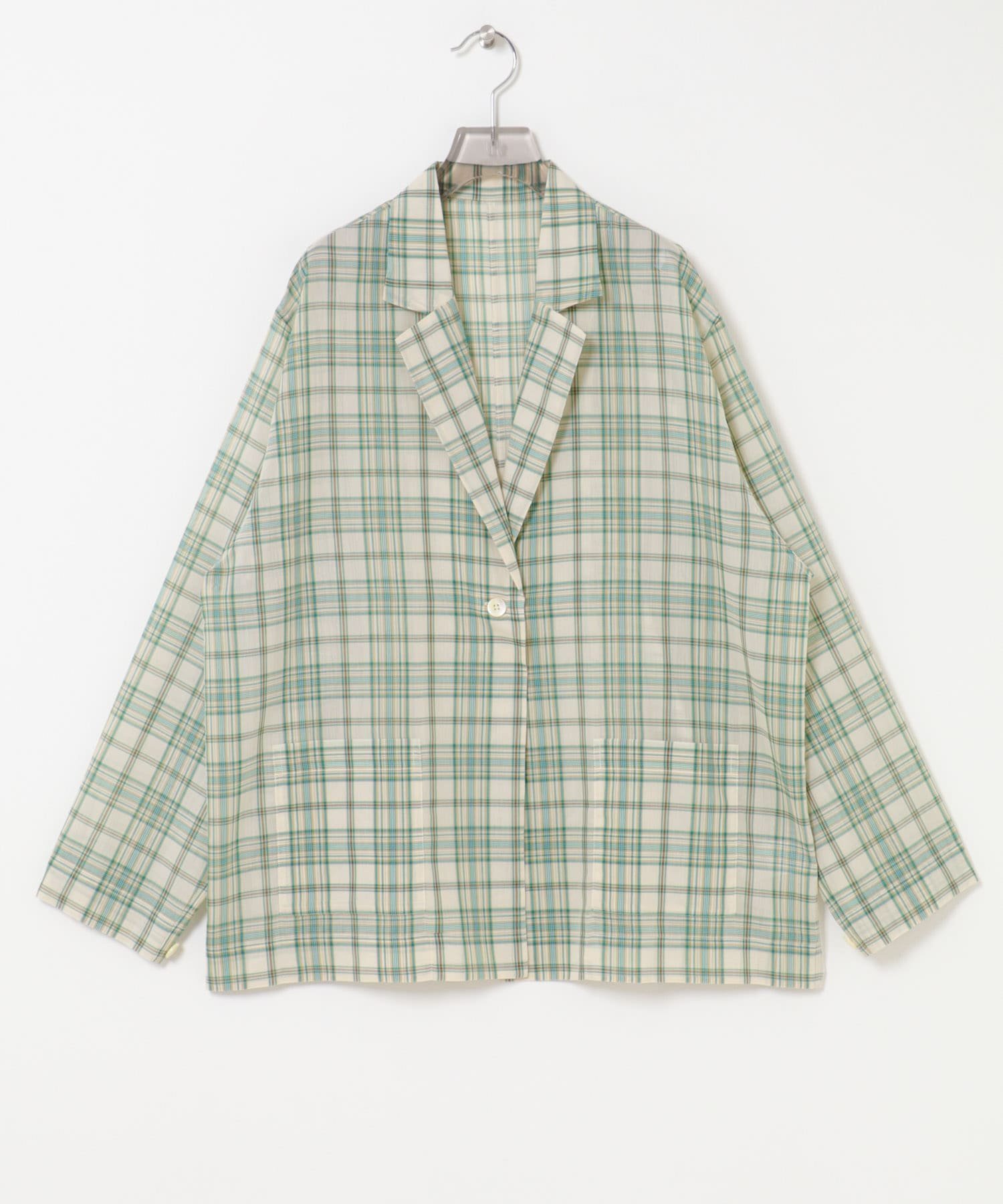 【アーバンリサーチ/URBAN RESEARCH】のシアーチェックジャケット インテリア・キッズ・メンズ・レディースファッション・服の通販 founy(ファウニー) 　ファッション　Fashion　レディースファッション　Fashion for Women　アウター　Coat / Outerwear Collection　レディースジャケット・軽アウター　Jackets　インナー　Innerwear　キャミソール　Camisole, Spaghetti Strap Top　シアー　Sheer, See-Through　タンク　Tank Top, Sleeveless Top　チェック　Check, Plaid, Tartan　デニム　Denim, Jeans Material　リラックス　Relax, Relaxed Fit　S/S・春夏　SS, Spring/Summer, Warm Season　夏　Summer　2026年　2026　2026春夏・S/S　Spring/Summer 2026 SS26　グリーン|ID: prp329100004978194 ipo3291000000037308340