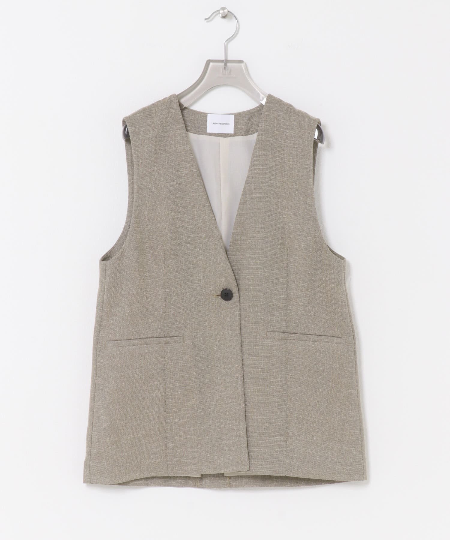 【アーバンリサーチ/URBAN RESEARCH】のシアーメッシュノーカラージレ 大人の最旬トレンドファッション＆コーディネート founy(ファウニー) 　ファッション　Fashion　レディースファッション　Fashion for Women　アウター　Coat / Outerwear Collection　トップス・カットソー　Cut & Sew Tops　ベスト&ジレ / 重ね着スタイル　Vests & Gilets　インナー　Innerwear　キュプラ　Cupro, Eco Fabric　サマー　Summer, Summer Style　シアー　Sheer, See-Through　シンプル　Simple, Minimal　ジャケット　Jacket, Outerwear　スラックス　Slacks, Dress Pants　タンク　Tank Top, Sleeveless Top　ダウン　Down, Puffer　デニム　Denim, Jeans Material　メッシュ　Mesh, Net Fabric　モダン　Modern, Contemporary　リラックス　Relax, Relaxed Fit　S/S・春夏　SS, Spring/Summer, Warm Season　夏　Summer　2026年　2026　2026春夏・S/S　Spring/Summer 2026 SS26　 other-1|ID: prp329100004978195 ipo3291000000037308341