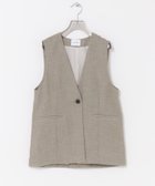 【アーバンリサーチ/URBAN RESEARCH】のシアーメッシュノーカラージレ 大人の最旬トレンドファッション＆コーディネート founy(ファウニー) ファッション Fashion レディースファッション Fashion for Women アウター Coat / Outerwear Collection トップス・カットソー Cut & Sew Tops ベスト&ジレ / 重ね着スタイル Vests & Gilets インナー Innerwear キュプラ Cupro, Eco Fabric サマー Summer, Summer Style シアー Sheer, See-Through シンプル Simple, Minimal ジャケット Jacket, Outerwear スラックス Slacks, Dress Pants タンク Tank Top, Sleeveless Top ダウン Down, Puffer デニム Denim, Jeans Material メッシュ Mesh, Net Fabric モダン Modern, Contemporary リラックス Relax, Relaxed Fit S/S・春夏 SS, Spring/Summer, Warm Season 夏 Summer 2026年 2026 2026春夏・S/S Spring/Summer 2026 SS26 thumbnail ベージュ|ID: prp329100004978195 ipo3291000000037308342