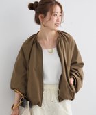 【ルクールブラン/le.coeur blanc】の《WEB限定アイテム》バルーンデザインノーカラーブルゾン カーキグリーン|ID: prp329100004978196 ipo3291000000037308345