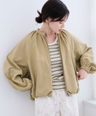 【ルクールブラン/le.coeur blanc】の《WEB限定アイテム》バルーンデザインノーカラーブルゾン ベージュ|ID: prp329100004978196 ipo3291000000037308347