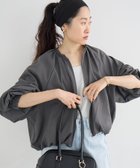 【ルクールブラン/le.coeur blanc】の《WEB限定アイテム》バルーンデザインノーカラーブルゾン C/グレー|ID: prp329100004978196 ipo3291000000037308348