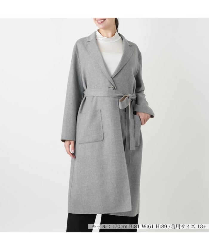 【レリアンプラスハウス/Leilian PLUS HOUSE】のコート インテリア・キッズ・メンズ・レディースファッション・服の通販 founy(ファウニー) https://founy.com/ ファッション Fashion レディースファッション Fashion for Women アウター Coat / Outerwear Collection コート・ロングコート・ピーコート Long Coats, Peacoats & More ドレープ Drape, Draping Fabric ポケット Pocket, Pocket Detail リバーシブル Reversible, Two-Sided ロング Long, Long-Length 秋 Autumn |ID: prp329100004978207 ipo3291000000037308379