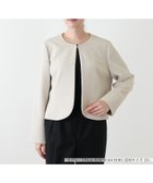 【レリアンプラスハウス/Leilian PLUS HOUSE】のジャケット【セレモニー】 大人の最旬トレンドファッション＆コーディネート founy(ファウニー) ファッション Fashion レディースファッション Fashion for Women アウター Coat / Outerwear Collection レディースジャケット・軽アウター Jackets エレガント 上品 Elegant シンプル Simple, Minimal ジャケット Jacket, Outerwear セレモニー Ceremony バランス Balance, Style Balance ビジネス 仕事 通勤 Business / Work / Commuting フロント Front, Front Design ポケット Pocket, Pocket Detail ラウンド Round, Round Neck 秋 Autumn thumbnail ベージュ|ID: prp329100004978211 ipo3291000000037308389