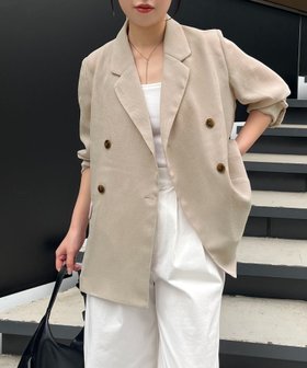 【カプリシューレマージュ/CAPRICIEUX LEMAGE】の【夏まで使える/サイズ展開あり】シアーWジャケット 大人の最旬トレンドファッション＆コーディネート founy(ファウニー) ファッション Fashion レディースファッション Fashion for Women アウター Coat / Outerwear Collection レディースジャケット・軽アウター Jackets シアー Sheer, See-Through ジャケット Jacket, Outerwear デニム Denim, Jeans Material フレア Flare, Flared ボトム Bottoms, Lower Wear 夏 Summer |ID:prp329100004978234