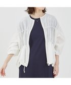 【アバハウスマヴィ/abahouse mavie】の【WEB Domani掲載】シアーシャーリングブルゾン 大人の最旬トレンドファッション＆コーディネート founy(ファウニー) ファッション Fashion レディースファッション Fashion for Women アウター Coat / Outerwear Collection ブルゾンジャケット・スポーティアウター Blouson Jackets おすすめ Recommended / Our Picks シアー Sheer, See-Through シャーリング Shirring, Ruched バランス Balance, Style Balance ボトム Bottoms, Lower Wear エレガント 上品 Elegant 夏 Summer 羽織 Haori, Light Jacket 雑誌 Magazine, Fashion Magazine thumbnail ホワイト|ID: prp329100004978270 ipo3291000000037308597