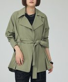 【カリテ/qualite】の【撥水*軽やか】ボックスタックダブルジャケット 大人の最旬トレンドファッション＆コーディネート founy(ファウニー) ファッション Fashion レディースファッション Fashion for Women アウター Coat / Outerwear Collection レディースジャケット・軽アウター Jackets インナー Innerwear ジャケット Jacket, Outerwear タンク Tank Top, Sleeveless Top バランス Balance, Style Balance ブルゾン Blouson, Bomber Jacket ワイド Wide, Wide Fit thumbnail カーキ|ID: prp329100004978272 ipo3291000000037308603