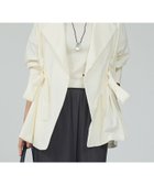 【カリテ/qualite】の【撥水*軽やか】ボックスタックダブルジャケット 大人の最旬トレンドファッション＆コーディネート founy(ファウニー) ファッション Fashion レディースファッション Fashion for Women アウター Coat / Outerwear Collection レディースジャケット・軽アウター Jackets インナー Innerwear ジャケット Jacket, Outerwear タンク Tank Top, Sleeveless Top バランス Balance, Style Balance ブルゾン Blouson, Bomber Jacket ワイド Wide, Wide Fit thumbnail アイボリー|ID: prp329100004978272 ipo3291000000037308604