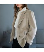 【カリテ/qualite】の【CLASSY・BAILA掲載】シャギージャコット グレージュ|ID: prp329100004978279 ipo3291000000037308630