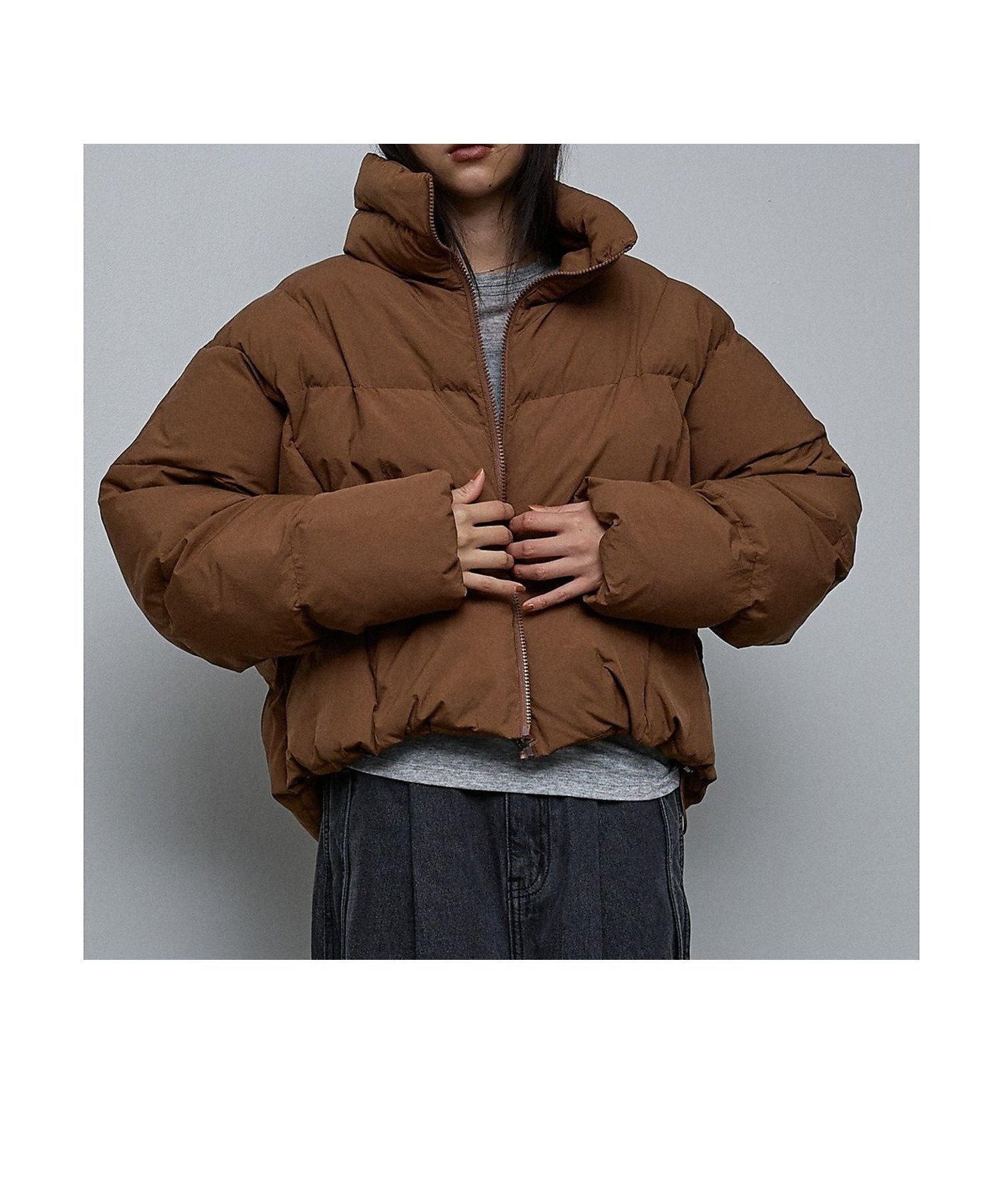 【ノミネ/NOMINE】のショート 中綿ブルゾン / パファージャケット インテリア・キッズ・メンズ・レディースファッション・服の通販 founy(ファウニー) 　ファッション　Fashion　レディースファッション　Fashion for Women　アウター　Coat / Outerwear Collection　レディースジャケット・軽アウター　Jackets　ブルゾンジャケット・スポーティアウター　Blouson Jackets　イエロー　Yellow　コンパクト　Compact, Small Size　ショート　Short, Short Length　スウェット / スエット　Sweatshirt, Sweatwear　ダウン　Down, Puffer　デニム　Denim, Jeans Material　バランス　Balance, Style Balance　フォルム　Silhouette, Form　ブルゾン　Blouson, Bomber Jacket　ワイド　Wide, Wide Fit　再入荷　Restock / Back in Stock　ブラウン|ID: prp329100004978281 ipo3291000000037308636