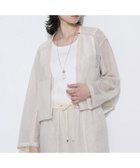 【コムサ/COMME CA】のSサイズ 【セットアップ対応】リネンシアーラッセル ブルゾン 大人の最旬トレンドファッション＆コーディネート founy(ファウニー) ファッション Fashion レディースファッション Fashion for Women アウター Coat / Outerwear Collection ブルゾンジャケット・スポーティアウター Blouson Jackets オーガンジー Organza Fabric コンパクト Compact, Small Size サテン Satin, Glossy Fabric スリット Slit, Slit Detail セットアップ Set-Up, Coordinated Outfit テーラード Tailored, Tailored Fit デコルテ Décolleté, Neckline バランス Balance, Style Balance フロント Front, Front Design ブルゾン Blouson, Bomber Jacket ボックス Boxy, Box Shape ポケット Pocket, Pocket Detail メタル Metal, Metal Parts ラッセル Raschel, Raschel Lace リネン Linen, Linen Fabric おすすめ Recommended / Our Picks 夏 Summer thumbnail 15:亜麻|ID: prp329100004978287 ipo3291000000037308657