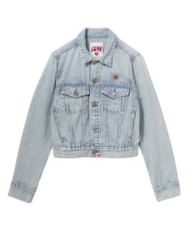 【ア ベイシング エイプ/A BATHING APE】のINDIGO STRIPE DENIM JACKET 大人の最旬トレンドファッション＆コーディネート founy(ファウニー) ファッション Fashion レディースファッション Fashion for Women アウター Coat / Outerwear Collection レディースジャケット・軽アウター Jackets クラシック Classic, Timeless Style |ID:prp329100004978299