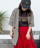 【フレディ&グロスター/FREDY&GLOSTER】のグレンチェック半袖ダブルジャケット ブラック系その他|ID: prp329100004978305 ipo3291000000037308712