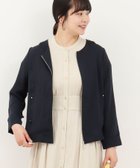 【ノーリーズ/NOLLEY'S】の撥水クールタッチノーカラーブルゾン 大人の最旬トレンドファッション＆コーディネート founy(ファウニー) ファッション Fashion レディースファッション Fashion for Women アウター Coat / Outerwear Collection ブルゾンジャケット・スポーティアウター Blouson Jackets 軽量 Lightweight, Ultra Light ブルゾン Blouson, Bomber Jacket ロング Long, Long-Length アウトレット Outlet / Clearance おすすめ Recommended / Our Picks 2026年 2026 2026春夏・S/S Spring/Summer 2026 SS26 thumbnail ネイビー|ID: prp329100004978306 ipo3291000000037308715