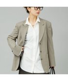 【ルージュヴィフラクレ/Rouge vif la cle】のビックジャケット 大人の最旬トレンドファッション＆コーディネート founy(ファウニー) ファッション Fashion レディースファッション Fashion for Women アウター Coat / Outerwear Collection レディースジャケット・軽アウター Jackets ジャケット Jacket, Outerwear ダウン Down, Puffer フォーマル Formal, Dressy ベーシック Basic, Essential thumbnail グレージュ|ID: prp329100004978308 ipo3291000000037308721