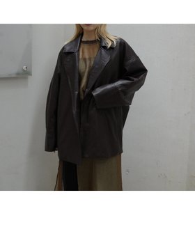 【ノミネ/NOMINE】のフェイクレザー オーバー ジャケット 大人の最旬トレンドファッション＆コーディネート founy(ファウニー) ファッション Fashion レディースファッション Fashion for Women アウター Coat / Outerwear Collection レディースジャケット・軽アウター Jackets おすすめ Recommended / Our Picks ジャケット Jacket, Outerwear セットアップ Set-Up, Coordinated Outfit フェイクレザー Faux Leather, PU Leather ブルゾン Blouson, Bomber Jacket |ID:prp329100004978310