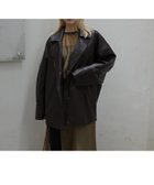 【ノミネ/NOMINE】のフェイクレザー オーバー ジャケット 大人の最旬トレンドファッション＆コーディネート founy(ファウニー) ファッション Fashion レディースファッション Fashion for Women アウター Coat / Outerwear Collection レディースジャケット・軽アウター Jackets おすすめ Recommended / Our Picks ジャケット Jacket, Outerwear セットアップ Set-Up, Coordinated Outfit フェイクレザー Faux Leather, PU Leather ブルゾン Blouson, Bomber Jacket thumbnail ブラウン|ID: prp329100004978310 ipo3291000000037308728
