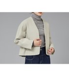 【カリテ/qualite】のボンディングショートコート ベージュ|ID: prp329100004978312 ipo3291000000037308738