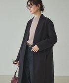 【カリテ/qualite】のショートビーバーコート チャコールグレー|ID: prp329100004978316 ipo3291000000037308751