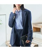 【ルージュヴィフラクレ/Rouge vif la cle】の【セットアップ対応】ビッグシルエットシングルジャケット 大人の最旬トレンドファッション＆コーディネート founy(ファウニー) ファッション Fashion レディースファッション Fashion for Women アウター Coat / Outerwear Collection レディースジャケット・軽アウター Jackets おすすめ Recommended / Our Picks シンプル Simple, Minimal ジャケット Jacket, Outerwear スタイリッシュ Stylish, Fashionable セットアップ Set-Up, Coordinated Outfit トレンド Trend, Trending Now リラックス Relax, Relaxed Fit thumbnail ネイビー|ID: prp329100004978321 ipo3291000000037308766