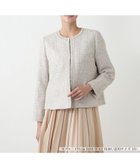 【レリアンプラスハウス/Leilian PLUS HOUSE】の【店舗人気】ファンシーツイードジャケット 大人の最旬トレンドファッション＆コーディネート founy(ファウニー) ファッション Fashion レディースファッション Fashion for Women アウター Coat / Outerwear Collection レディースジャケット・軽アウター Jackets アクセサリー Fashion Accessories インナー Innerwear ジャケット Jacket, Outerwear セレモニー Ceremony ツイード Twill, Twill Weave フランス France, French ポケット Pocket, Pocket Detail ミックス Mix, Mixed Style エレガント 上品 Elegant 人気 Popular, Best Seller 春 Spring thumbnail ベージュ|ID: prp329100004978329 ipo3291000000037308794